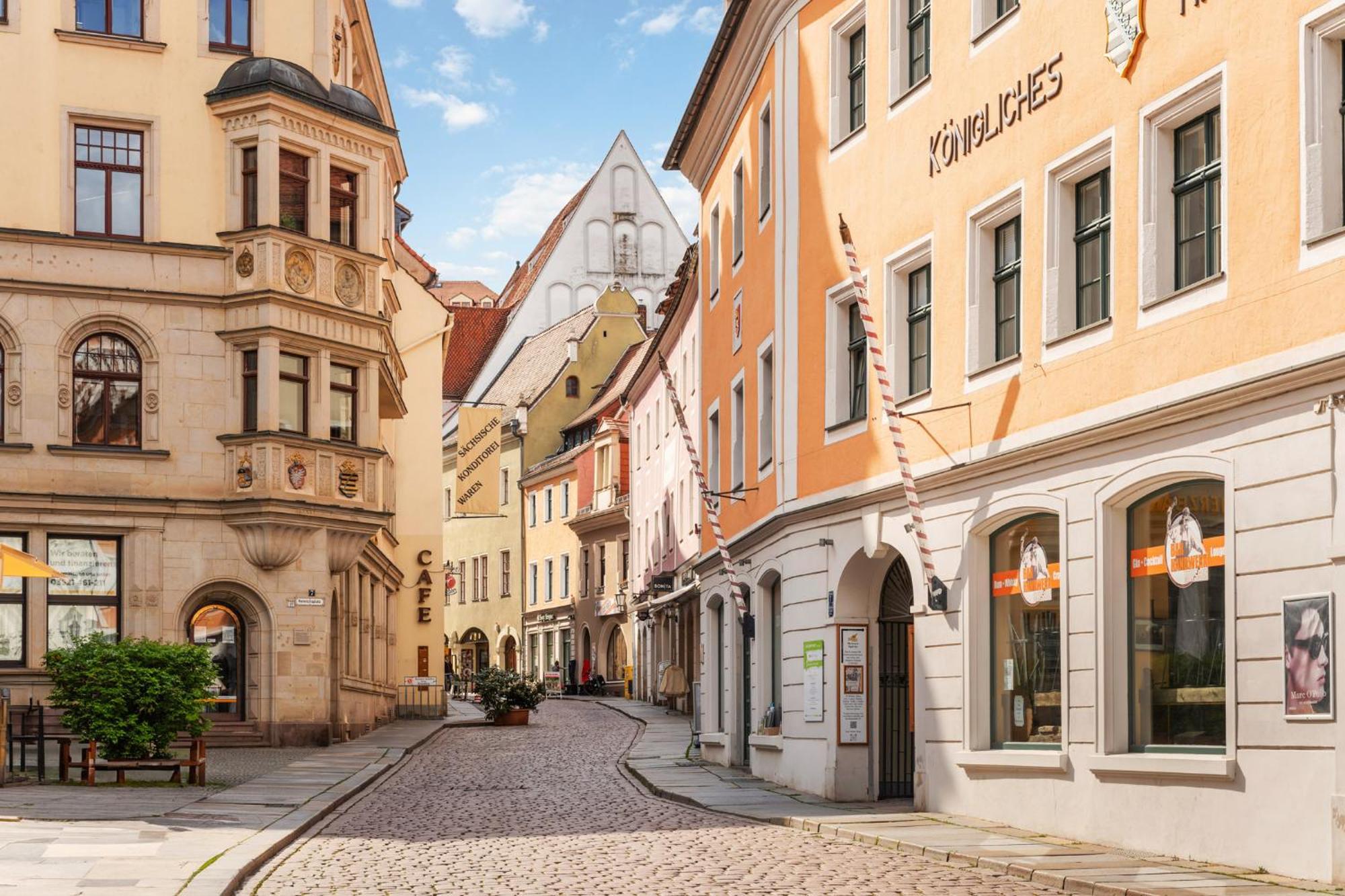 Schoene Altstadt Ferienwohnung Gruppen Familien Parkplatz Майсен Екстериор снимка